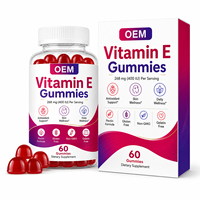 Gummies de beauté à la vitamine E, supplément de pectine pour la santé de la peau, soins quotidiens, lignes de produits de style de vie, marque privée OEM ODM