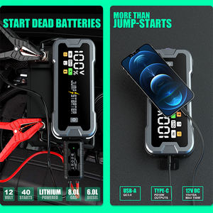 Portable 4000A Peak 12V Super Boost <span class=keywords><strong>Batterie</strong></span> Powerbank Pas Cher Jump Starter Car - Product Image 3