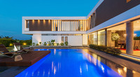 Casa Prefabricada, Villa Moderna de Lujo, Construida con Panel Sándwich de Cemento EPS