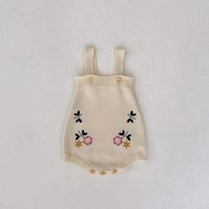 Cappotto ricamato a maniche lunghe lavorato a maglia per neonato Cardigan in cotone 100% - Product Image 6