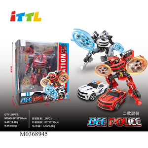 ITTL <span class=keywords><strong>5</strong></span> Body shape mecha voiture éducative transformer robot <span class=keywords><strong>jouet</strong></span> - Product Image 4