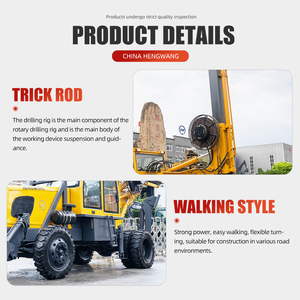 เครื่องตอกเสาเข็มแบบหมุนประสิทธิภาพสูงและเครื่องเจาะฐานราก - Product Image 6