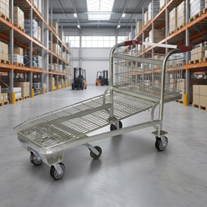 Troli Belanja Lipat <span class=keywords><strong>SXE</strong></span>-5 Jonasson Heavy Duty Mesh Berkualitas Tinggi Kapasitas Besar Untuk Penggunaan Dalam & Luar Ruangan Dengan Roda Busa Eva 6'' - Product Image 6