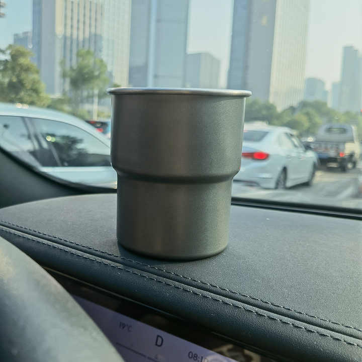 Portable Outdoor Camping Cup 304 Stainless Steel for Coffee Tea Wine Customizable Logo Party Gift