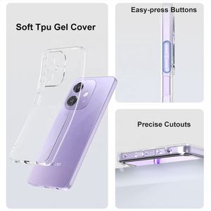 Clásico 2,0mm de espesor Crystal Clear Fundas De Celular transparente suave <span class=keywords><strong>funda</strong></span> de teléfono celular para <span class=keywords><strong>Oppo</strong></span> A3x <span class=keywords><strong>5G</strong></span> A3 4G A5 Pro Energy - Product Image 5