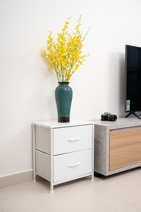 Foldable Stainless Steel MDF Panel Pine Bedroom Fabric Cabinets 395*300*510 mm Freestanding Modern In Carton box Poly <b>bag</b> - Product Image 5