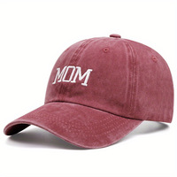 Casquette Lavée avec Logo Personnalisé 6 Panneaux Casquette de Baseball Brodée Structurée Distressed Vintage Casquette de Sport