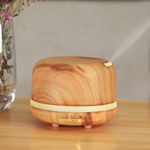 Máy Tạo Độ Ẩm Không Khí Bằng Gỗ Siêu Âm 300Ml Hạt Gỗ Khuếch Tán Hương Thơm Sang Trọng Tinh Dầu Oem - Product Image 1