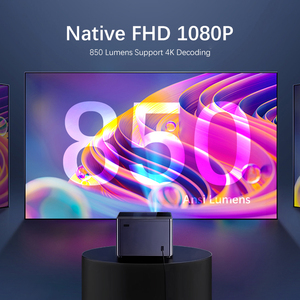 850 ANSI Lumens 4k Bản địa 1080P <span class=keywords><strong>WIFI</strong></span> proyector LED Full <span class=keywords><strong>HD</strong></span> chiếu 4K cho rạp hát tại nhà bên cuộc họp sử dụng máy chiếu - Product Image 3