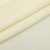Tissu en crêpe d'acétate extensible en soie à rayures droites, respirant, jacquard, élastique, microfibre, rayures, mousseline pour vêtements