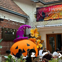 Accessoires de décoration gonflables personnalisés pour Halloween Grandes décorations d'extérieur Modèle gonflable Arc gonflable sur le thème de Halloween