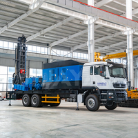 Plateforme de Forage de Puits d'Eau sur Châssis de Camion, Exportation Mondiale, OEM & ODM Personnalisés, Garantie à Distance d'un An, Profondeurs de Forage 100m, 400m, 500m