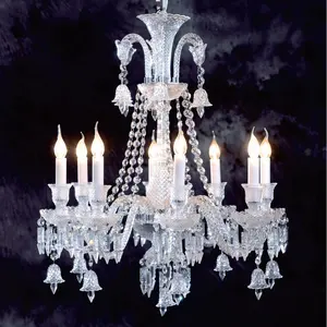 Роскошная классическая роскошная подвесная люстра из белого прозрачного стекла с декором Муранского Искусства на заказ, подвесные светильники и лампы