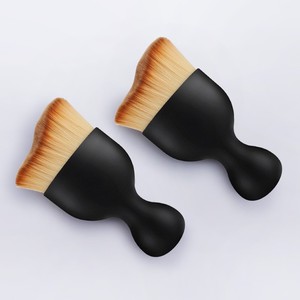 מברשות קבוקי סיטונאיות לאיפור, מברשת פודרה לשיזוף הגוף, מברשות שימר לשיזוף עצמי - Product Image 2