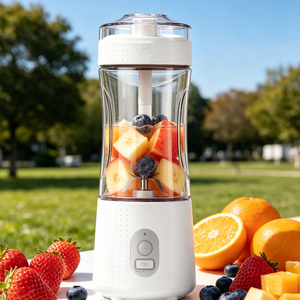 Mixeur personnel sans fil Athletic Choice haute vitesse 18000 tr/min, tasse de 380 ml, pour smoothies et jus de fruits, idéal pour le sport et les voyages - Product Image 1