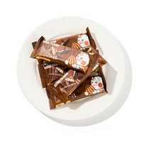 Barra de Galleta Crujiente de Chocolate y Cacao Premium, Snack Dulce, Postre, Fabricante y Proveedor OEM ODM
