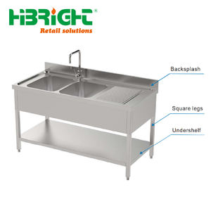 Ensemble de tiroirs de cuisine commerciale Highbright en acier inoxydable, qualité supérieure, taille personnalisée, OEM/ODM, restaurant, hôtel - Product Image 6