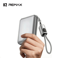 Cargador Portátil REMAX FC-07 de 20000mAh, Carga Rápida PD de 20W/22.5W, Aleación de Aluminio, Mini, con Cable C a C