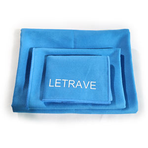 LETRAVE Serviettes en microfibre 3-en-1, couverture de voyage réversible, serviette super absorbante à séchage rapide, idéale pour le <span class=keywords><strong>camping</strong></span>, les voyages, la salle de sport, le yoga - Product Image 2
