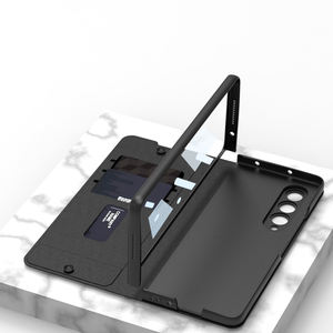 <span class=keywords><strong>Galaxy</strong></span> <span class=keywords><strong>Z</strong></span> <span class=keywords><strong>Fold</strong></span> 4 Clam shell Warrior Etui en cuir <span class=keywords><strong>pour</strong></span> Sumsung <span class=keywords><strong>Galaxy</strong></span> <span class=keywords><strong>Z</strong></span> <span class=keywords><strong>Fold</strong></span> 4 <span class=keywords><strong>Fold</strong></span> <span class=keywords><strong>3</strong></span> 5G - Product Image 3