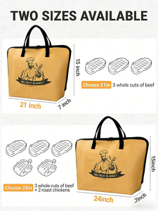 Sac isotherme pour brisket, couverture de barbecue avec ouverture large pour la cuisson de la viande, pour brisket/bœuf/dinde - Product Image 4