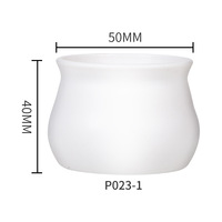 Pot de fleurs en plastique bricolage pour succulente fleur au crochet tournesol maison jardin décor Style européen Mini blanc marron noir Pot de plantes