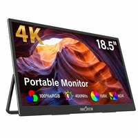 Moniteur portable Innoview 18,5 pouces 4K 60Hz avec USB Type C HDMI pour consoles de jeu PS5 Switch Xbox