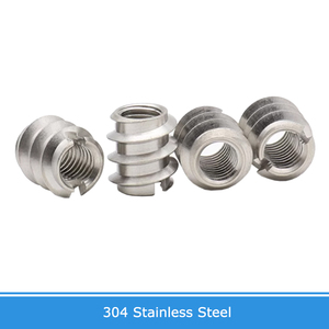 304 thép không gỉ din7965 M2-M16 chèn tay áo chuyển đổi Nut <span class=keywords><strong>Coupler</strong></span> bên trong bên ngoài chủ đề Adapter vít NUT - Product Image 3