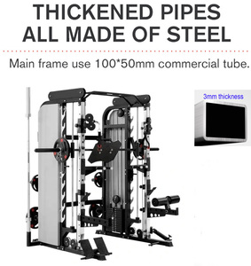 Equipo de Gimnasio Comercial para Uso Doméstico, Equipo Multifuncional de Entrenamiento de Fuerza con Máquina Smith - Product Image 2
