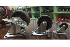 Roue à roulettes robuste remplaçant les roues semi-métalliques en acier 4 5 6 8 POUCES pour applications industrielles et chariots - Product Image 4