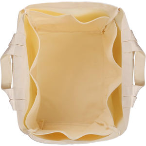 Sac de rangement en filet 100 % coton réutilisable avec poignée, sac fourre-tout portable et lavable pour la cuisine, pour le stockage des aliments et des légumes - Product Image 2