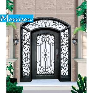 De <span class=keywords><strong>apartamentos</strong></span> de acero puerta de entrada Exterior PUERTAS DE <span class=keywords><strong>HIERRO</strong></span> moderno de la puerta de <span class=keywords><strong>hierro</strong></span> con <span class=keywords><strong>el</strong></span> estándar de - Product Image 1