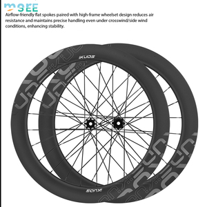 Roues <span class=keywords><strong>de</strong></span> vélo SeeMore 45-65MM, jantes 700C, 30mm Windbreaker, roues <span class=keywords><strong>de</strong></span> vélo <span class=keywords><strong>de</strong></span> route en <span class=keywords><strong>carbone</strong></span>, largeur intérieure 22.4mm, jeu <span class=keywords><strong>de</strong></span> roues <span class=keywords><strong>de</strong></span> vélo - Product Image 4