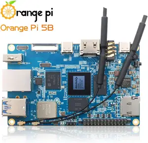 Orange Pi 5 Plus 4GB LPDDR4/4x Rockchip RK3588 8-Core 64-Bit komputer papan tunggal dengan papan pengembangan Pi // Android OS
