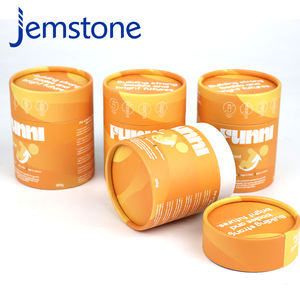 Caja de Embalaje de Cartón Kraft en Forma de Cilindro para Té Suelto, Reciclable, de Grado Alimenticio, con Diseño Personalizado, Envase de Tubo de Papel para Proteína en Polvo - Product Image 6