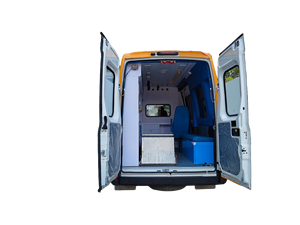 Camioneta <span class=keywords><strong>de</strong></span> Rescate <span class=keywords><strong>de</strong></span> Emergencia Diésel para 5-6 Pasajeros, Operaciones <span class=keywords><strong>de</strong></span> Campo, Drenaje, con Camilla para Personas Heridas, Vehículo Usado - Product Image 6