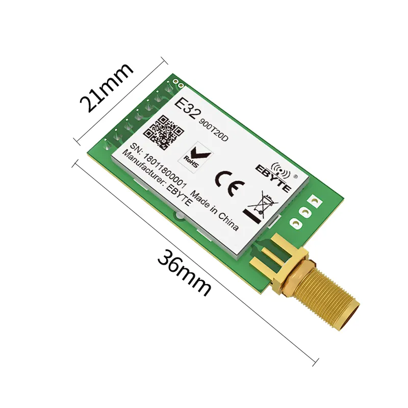 Ebyte E32-900T20D UART3 kmワイヤレスRF915 MHz loraモジュール