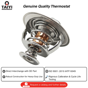 <span class=keywords><strong>Thermostat</strong></span> d'excavatrice pour Isuzu 4JG1 4JB1 4KH1 4LE1 4LE2 Case JCB <span class=keywords><strong>Hitachi</strong></span> John Deere – Disponible sans OMQ, OEM/ODM - Product Image 1