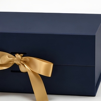 Boîte cadeau magnétique marine, boîte à rabat en papier, emballage personnalisé pour parfum, souvenir de fête d'anniversaire