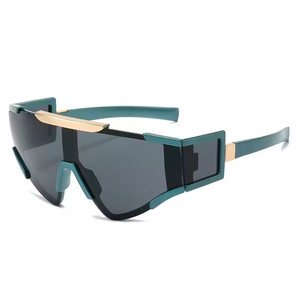 Personalized Cycling Sport Sunglasses One-piece Multi Lens <b>Triangle</b> Fashion Futuristic Sunglasses - Product Image 6