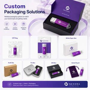 Metallic Color <b>USB</b> Memory Stick Clear Cap Loop Custom Logo <b>Flash</b> <b>Drive</b> Portable Data Storage Bulk Wholesale Gift - Product Image 5