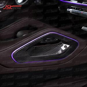 Kits latéraux de console centrale en fibre de carbone pour 2020-2023 Mercedes Benz Gle-Class W167 GLE450 - Product Image 4