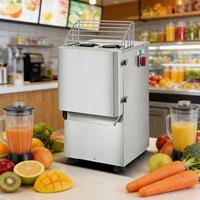 YYHB Compacte aanrechtblad roestvrijstalen fruit- en groentesnijder 1100W motor 20kg/u capaciteit multifunctioneel voor sap