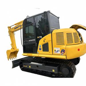 Excavadora de cadenas Komatsu PC70-8 usada, 90% nueva, con certificación CE y EPA, excavadora hidráulica de segunda mano Komatsu PC70-8 en stock - Product Image 2