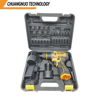 Perceuse sans fil à moteur sans balais alimentée par batterie 12V, couple maximal de 30 Nm, multifonctionnelle, pour usage domestique, industriel, extérieur et construction