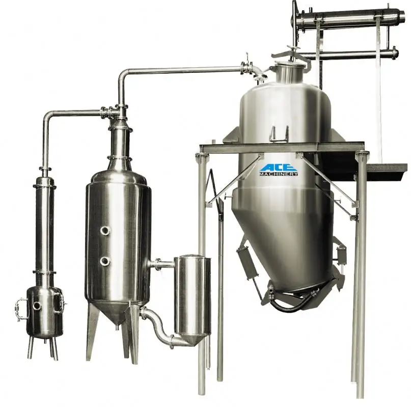 Herb/Ginger/Tuberose/Coffee/Tea/Cocoa/Cinnamon/Fruits Solvent Extraction Tanks