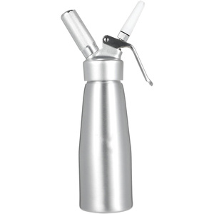 Sifón de Crema Batida de Aluminio con Logotipo Personalizado, Dispensador de Crema Batida de 500 ml con Boquillas Decorativas - Product Image 1