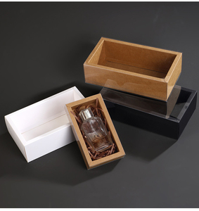 Bán buôn bao bì giấy kraft phụ kiện thời trang Hộp Kraft nhỏ với cửa sổ trong suốt chấp nhận tùy chỉnh - Product Image 2