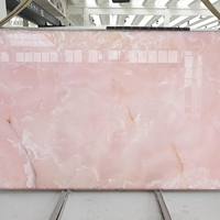 Carrelage en marbre d'onyx rose naturel, 1 pièce, rétro-éclairé, pour salle de bains, sol muraux en marbre