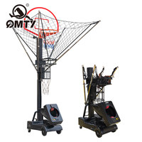 Machine de tir de basket-ball à angles multiples avec rebondisseur intégré